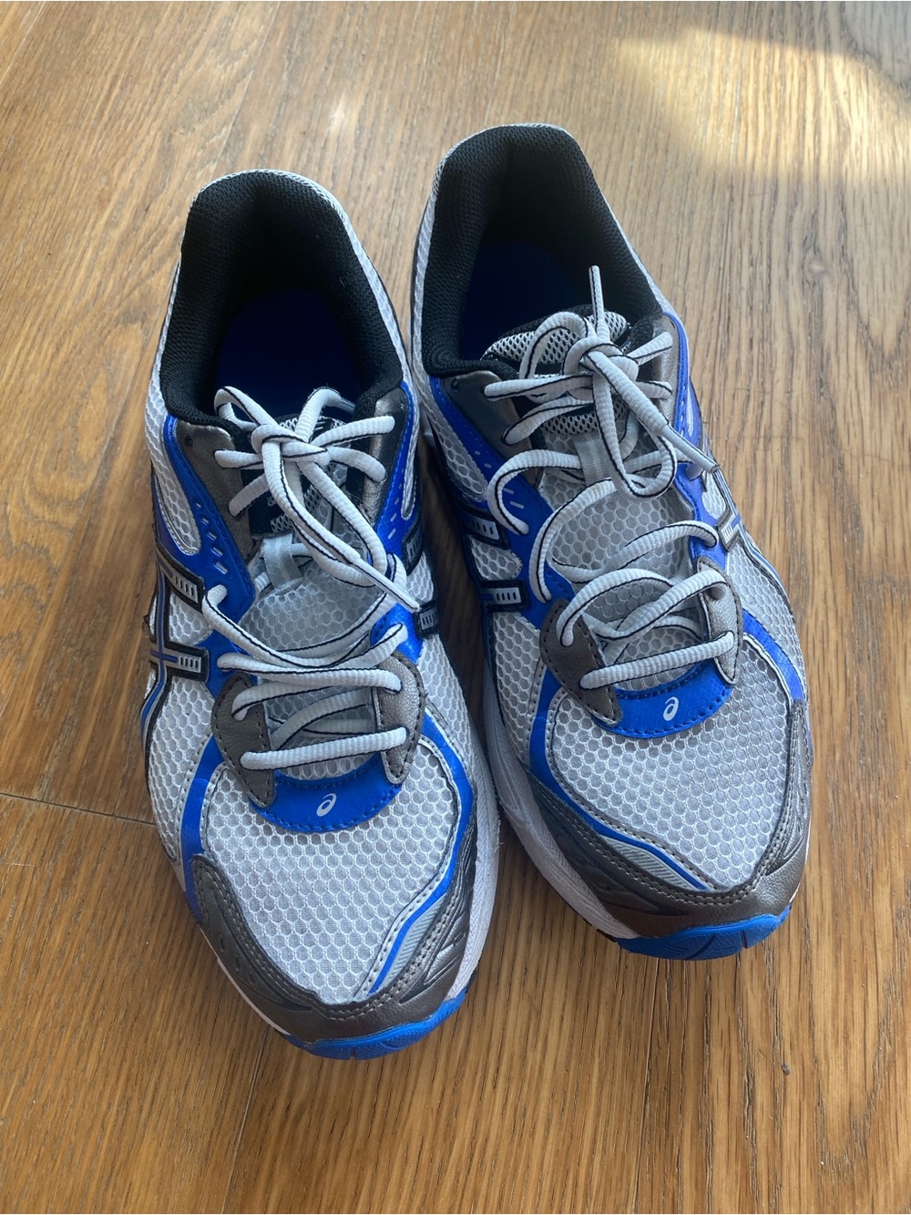 ASICS   Men’s GT-2160 Athletic Gray Blue Running Shoes Sneakers Size 9